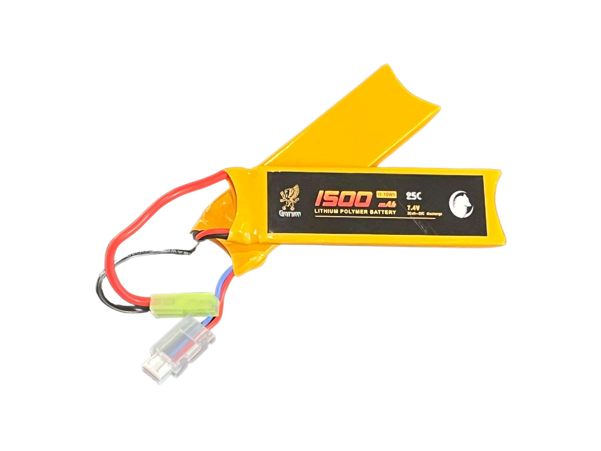 Gryphon 7.4v 1500mAh 25C Dual-Stick LiPo Battery