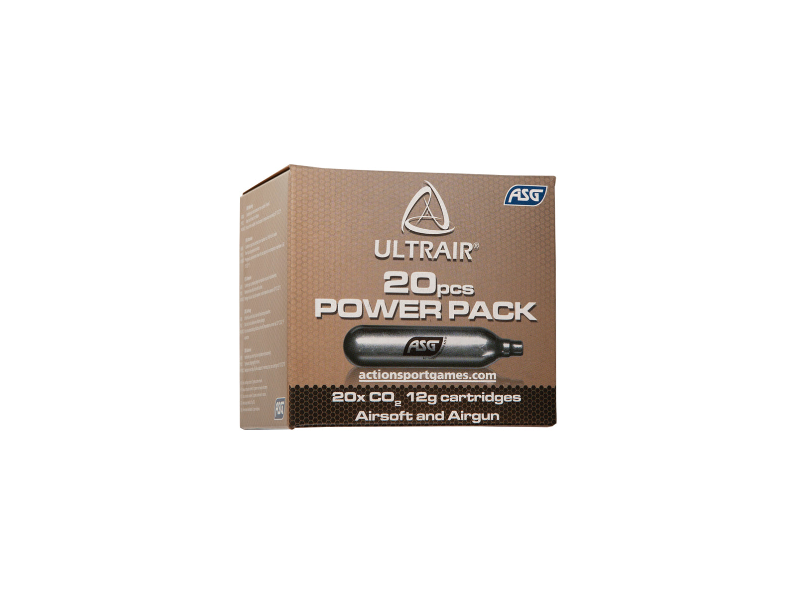 ASG ULTRAIR CO2 Cartridges x20 Pack