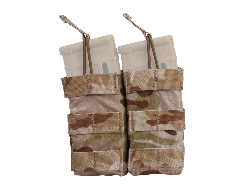 Emerson Gear Double Open Top Magazine Pouch Multicam Arid