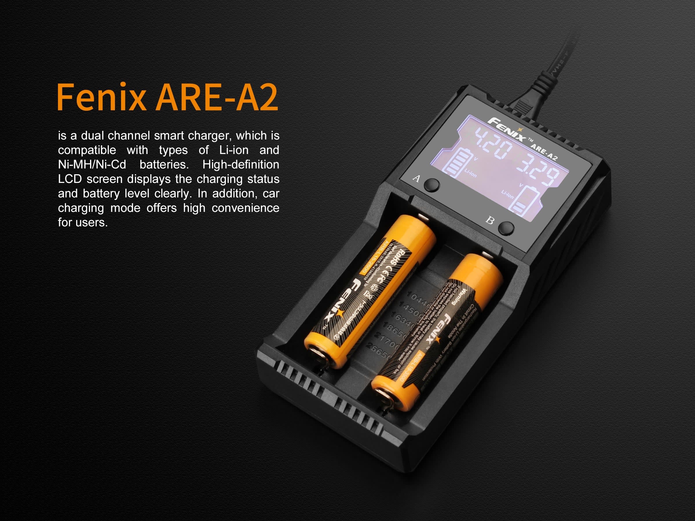 Fenix ARE-A2 Dual Channel Charger