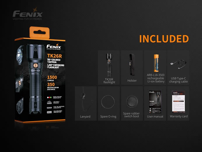 Fenix TK26R Rechargable Tac Flashlight