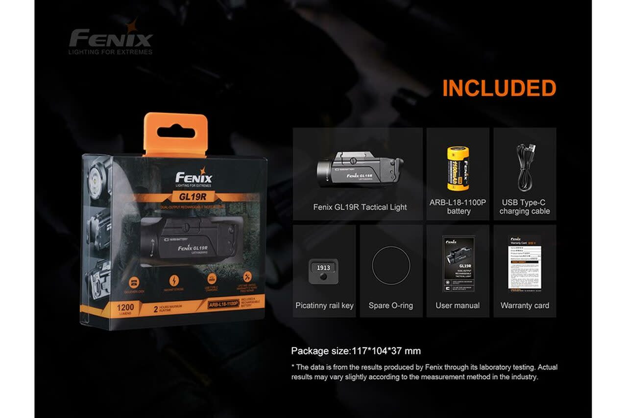 Fenix GL19R High Output Rechargeable Tac Light