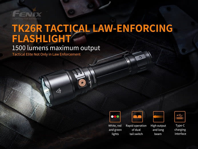 Fenix TK26R Rechargable Tac Flashlight