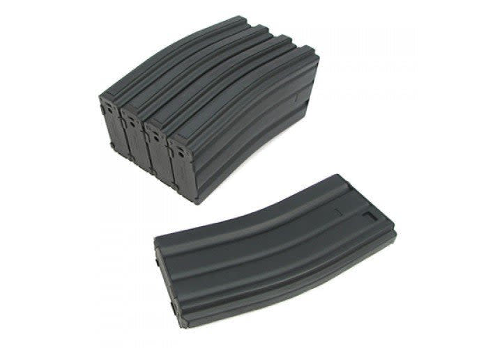 King Arms M16 Metal 120 Rounds Magazine Box Set of 5