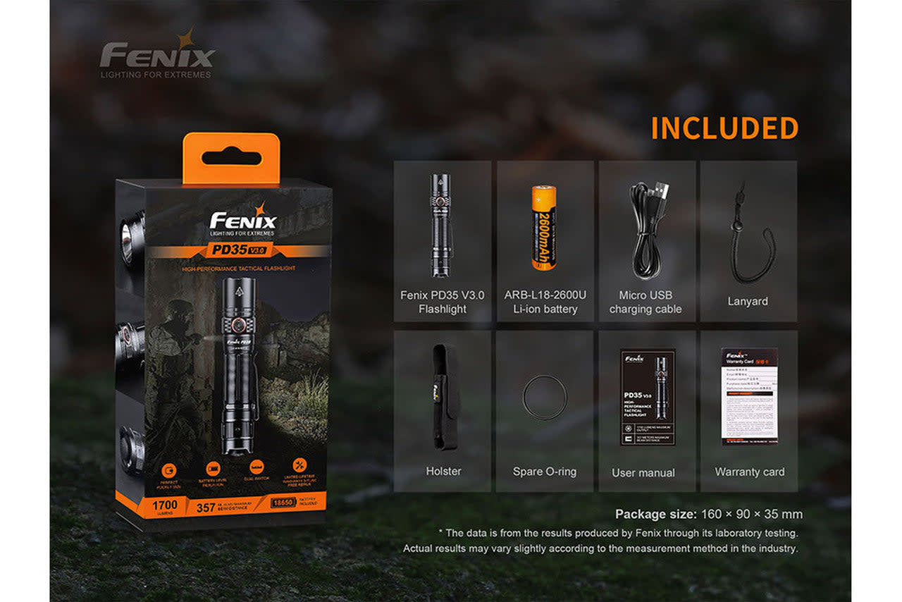 Fenix PD35 V3.0 Tactical Flashlight