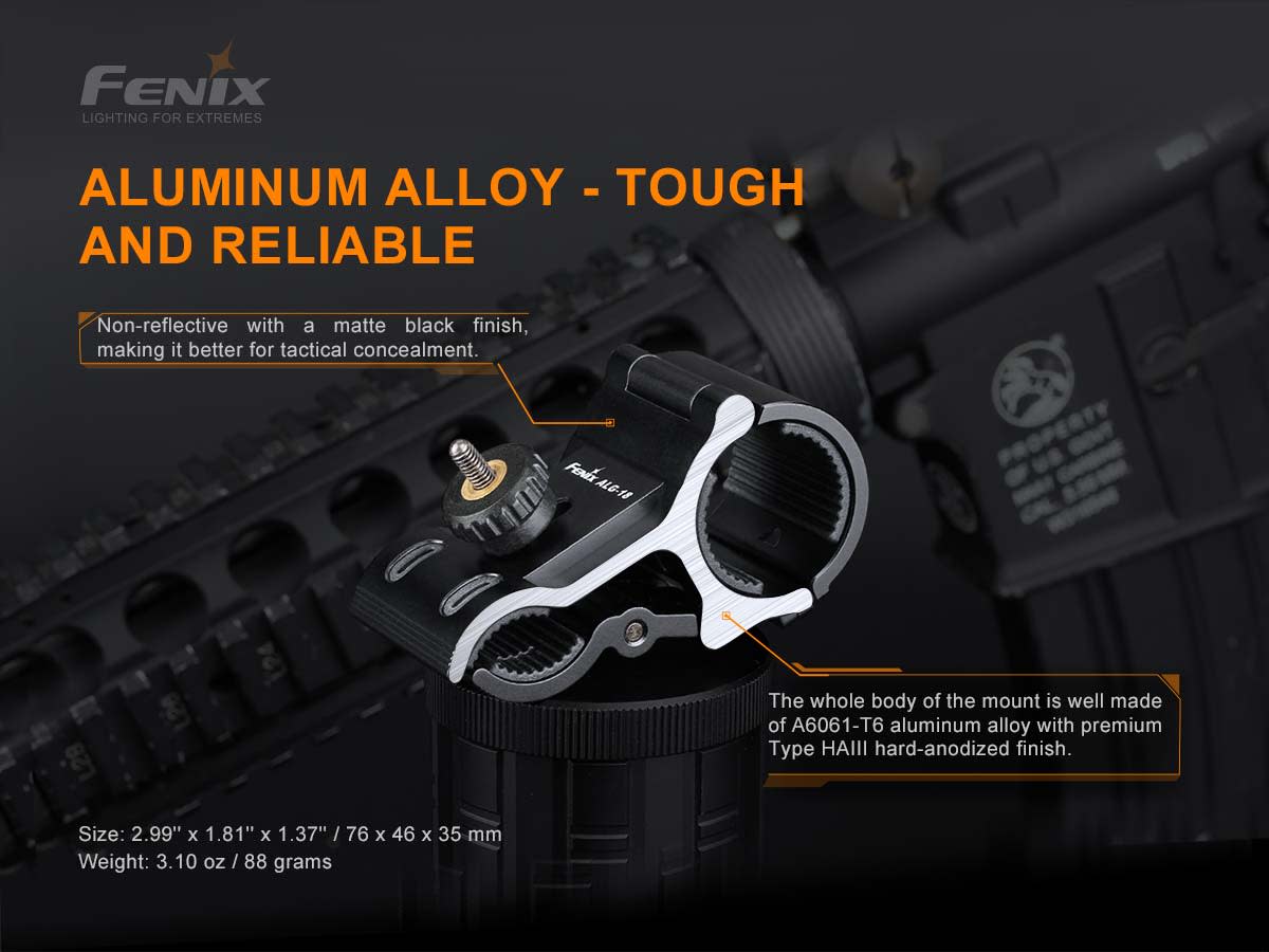Fenix ALG-18 Flashlight Mount