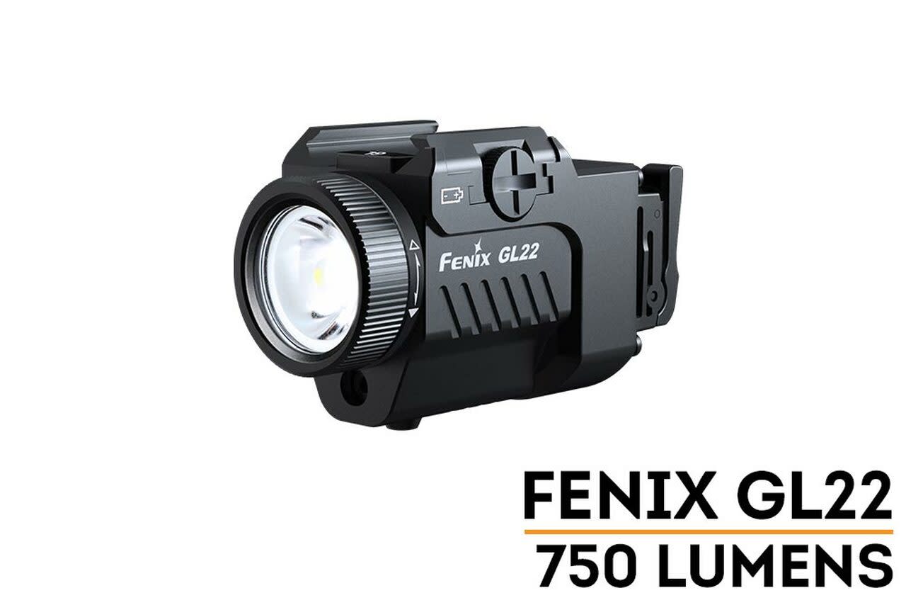Fenix GL22 High Output Rechargeable Tac Light/Red Laser