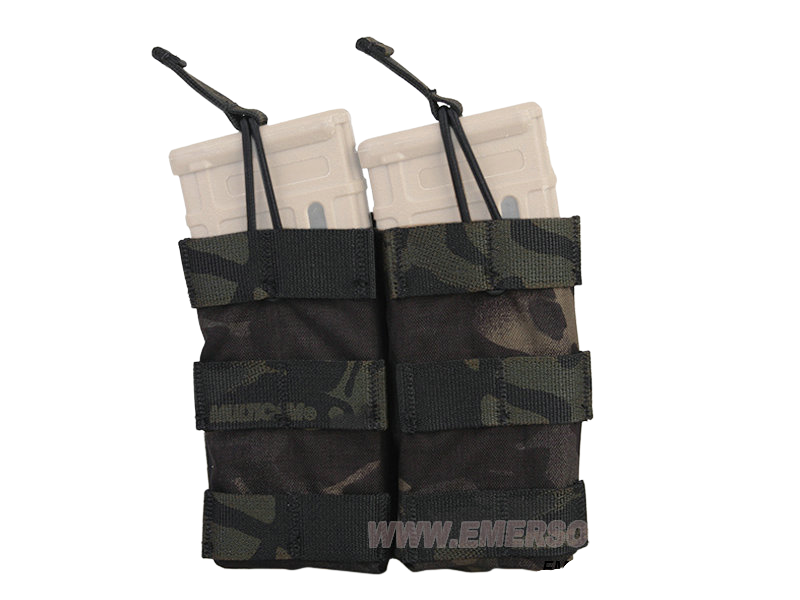 Emerson Gear Double Open Top Magazine Pouch Multicam Black